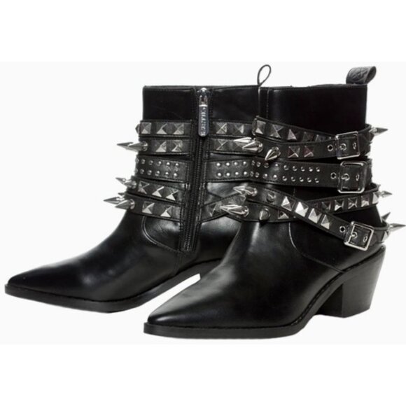 Brand New in Box - KILLSTAR "Callista" Ankle Boots - Sz 8 - Western/Biker/Grunge - Picture 5 of 9